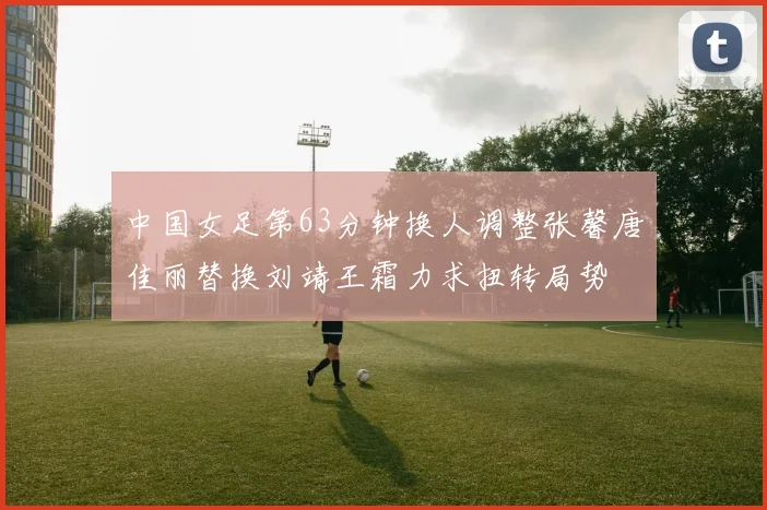 中国女足第63分钟换人调整张馨唐佳丽替换刘靖王霜力求扭转局势